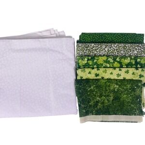 Northcott Stonehenge Fabric Bundle  12 yds St Patrick's Day Quilt Kit Green